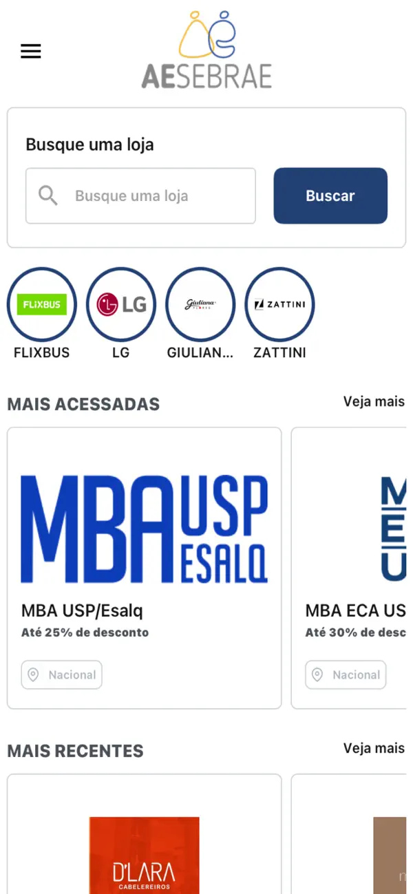 Screenshot #1 pour Clube AESEBRAE