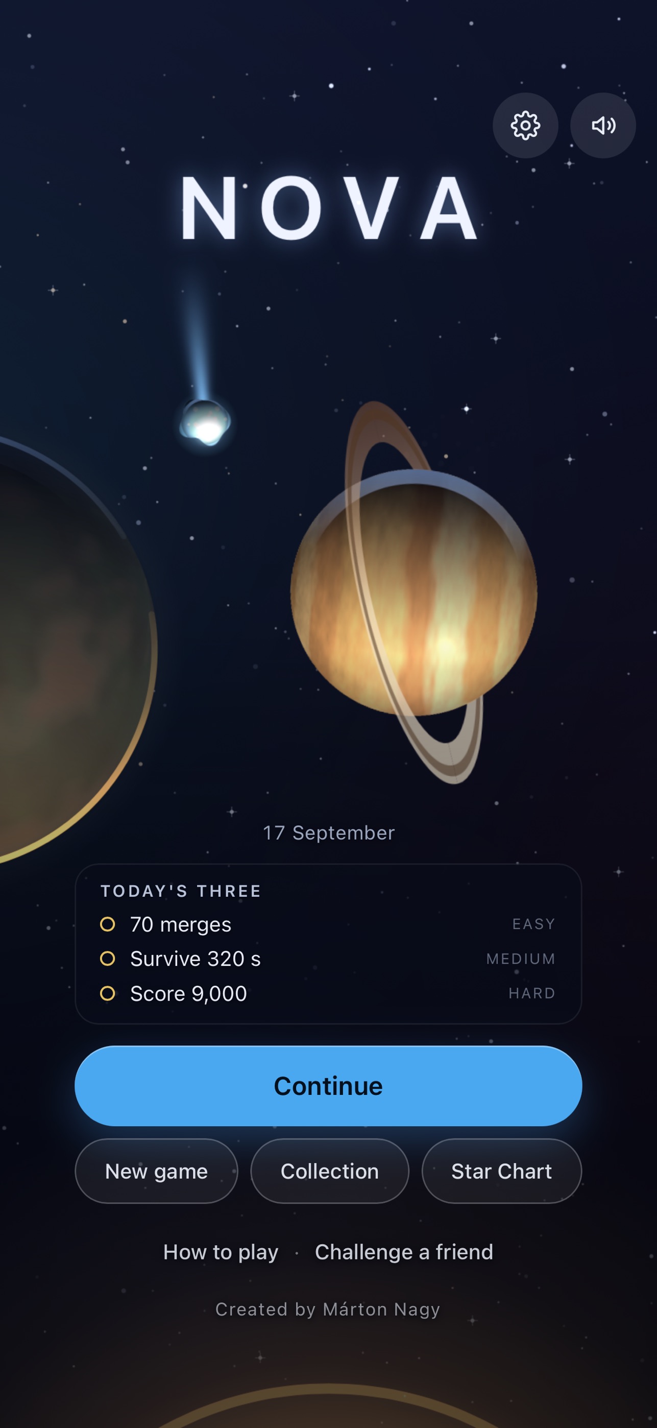 Screenshot 1 of Nova – Gravity Well Puzzle