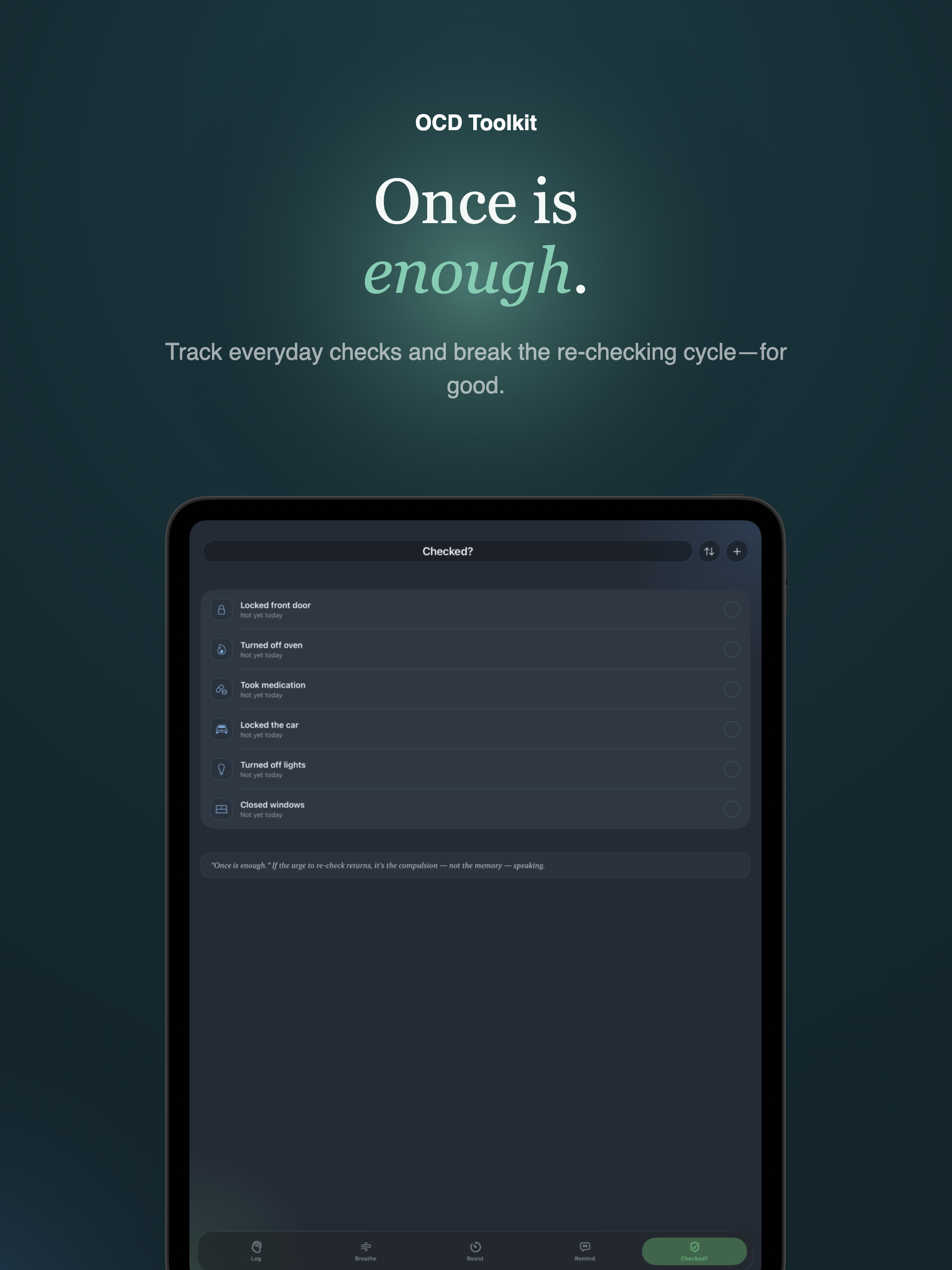 OCD Toolkit screenshot 10