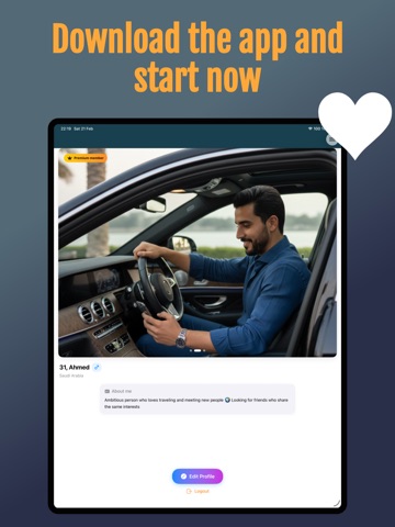 Dardashaty: Arab Dating & Chat iPad screenshot