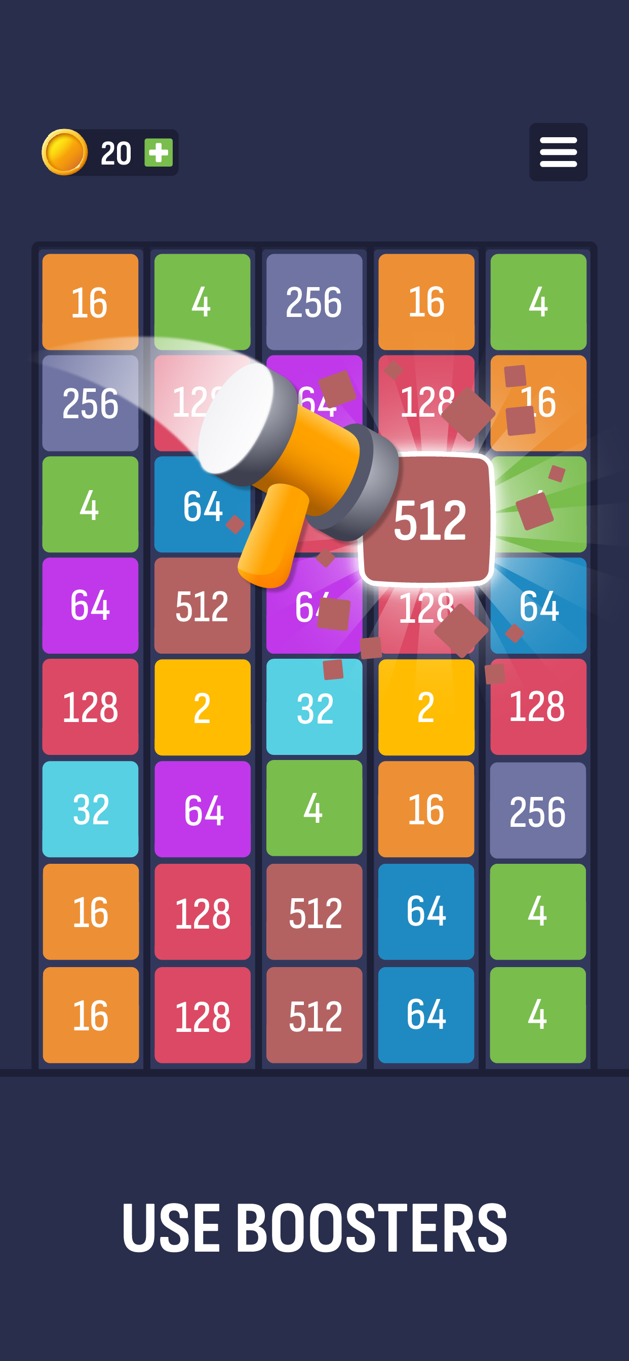 X2 Puzzle: Number Merge 2048