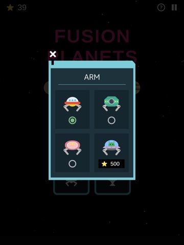 Fusion Planets iPad screenshot