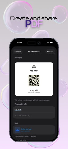 WiFi二维码生成器 screenshot