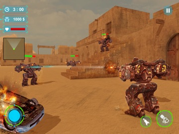 Real Robots War Fighting iPad screenshot
