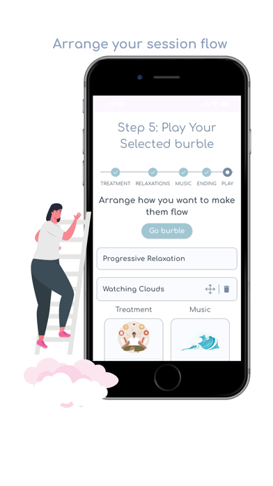 Go burble: Hypnosis & Wellness Screenshot