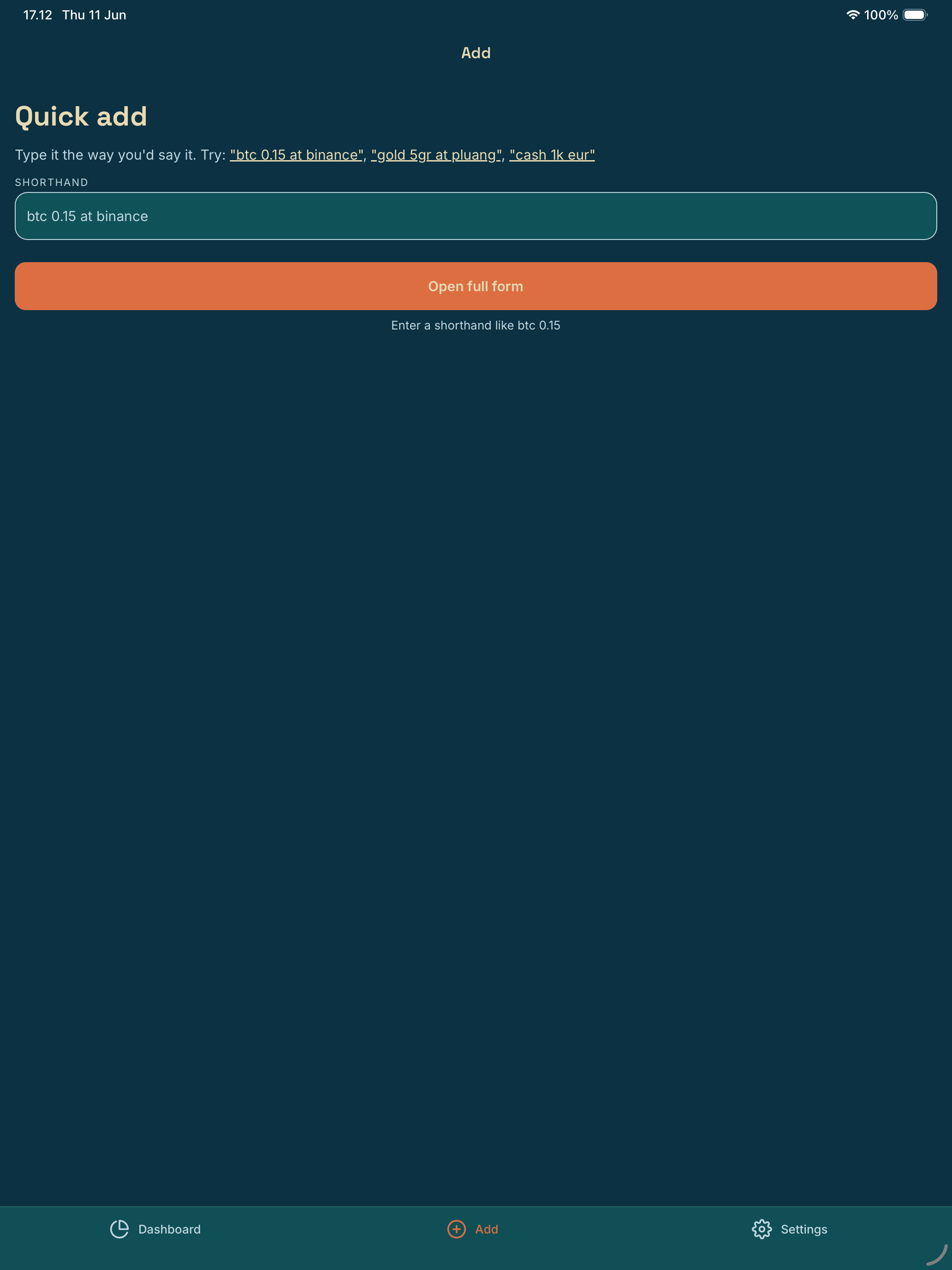 Thimp: Net Worth Tracker screenshot 9