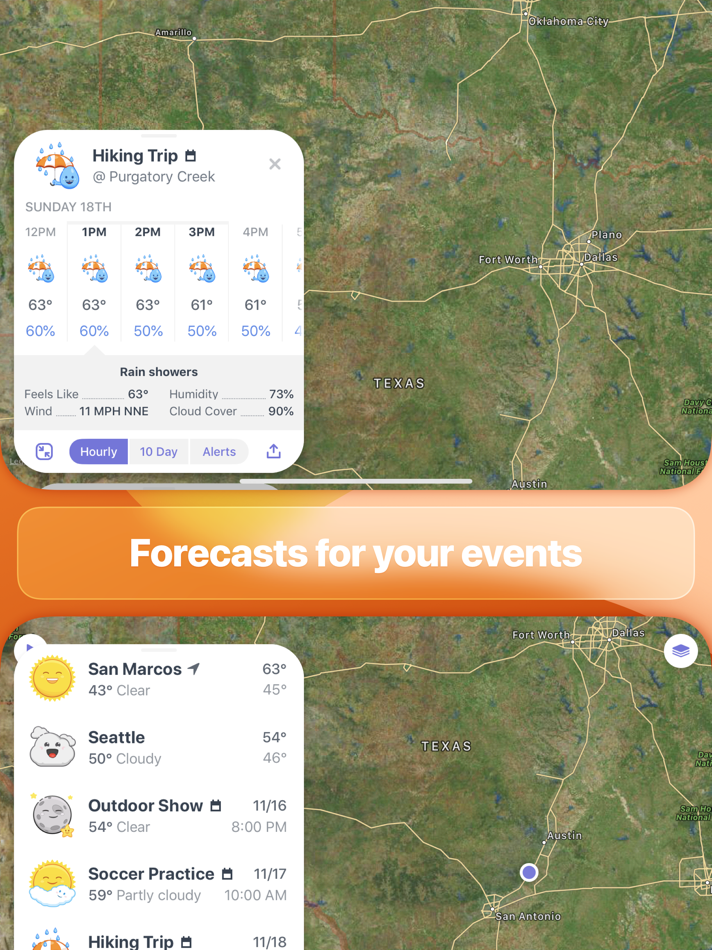 #4. Weather Up + AccuWeather Data (iOS) 由: Contrast