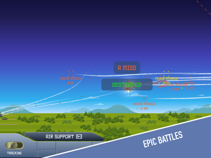 Air Battle clear skies