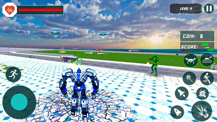 Robot Car Transformation Game