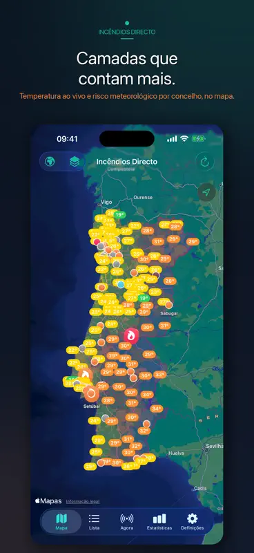 Incêndios Directo screenshot 6 of 7