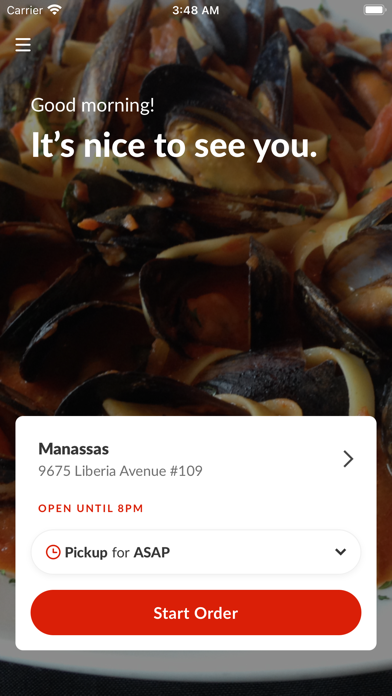 Bella Vita Italian Restaurant iPhone screenshot 2 - Food & Drink app