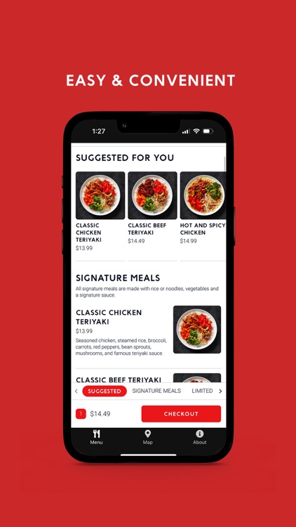 Teriyaki Experience App
