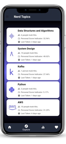Nerd Nudge: Daily Tech Quiz iPhone screenshot