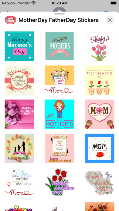 Mother's & Father Day Stickers Screenshot