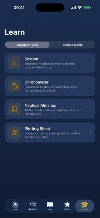Sextant Navigation Screenshot 5 of 5