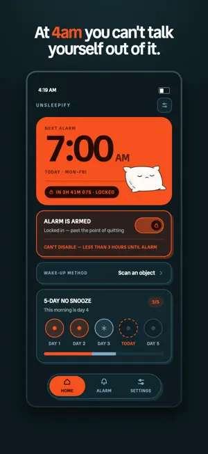 UnSleepify: No Snooze Alarm screenshot 3