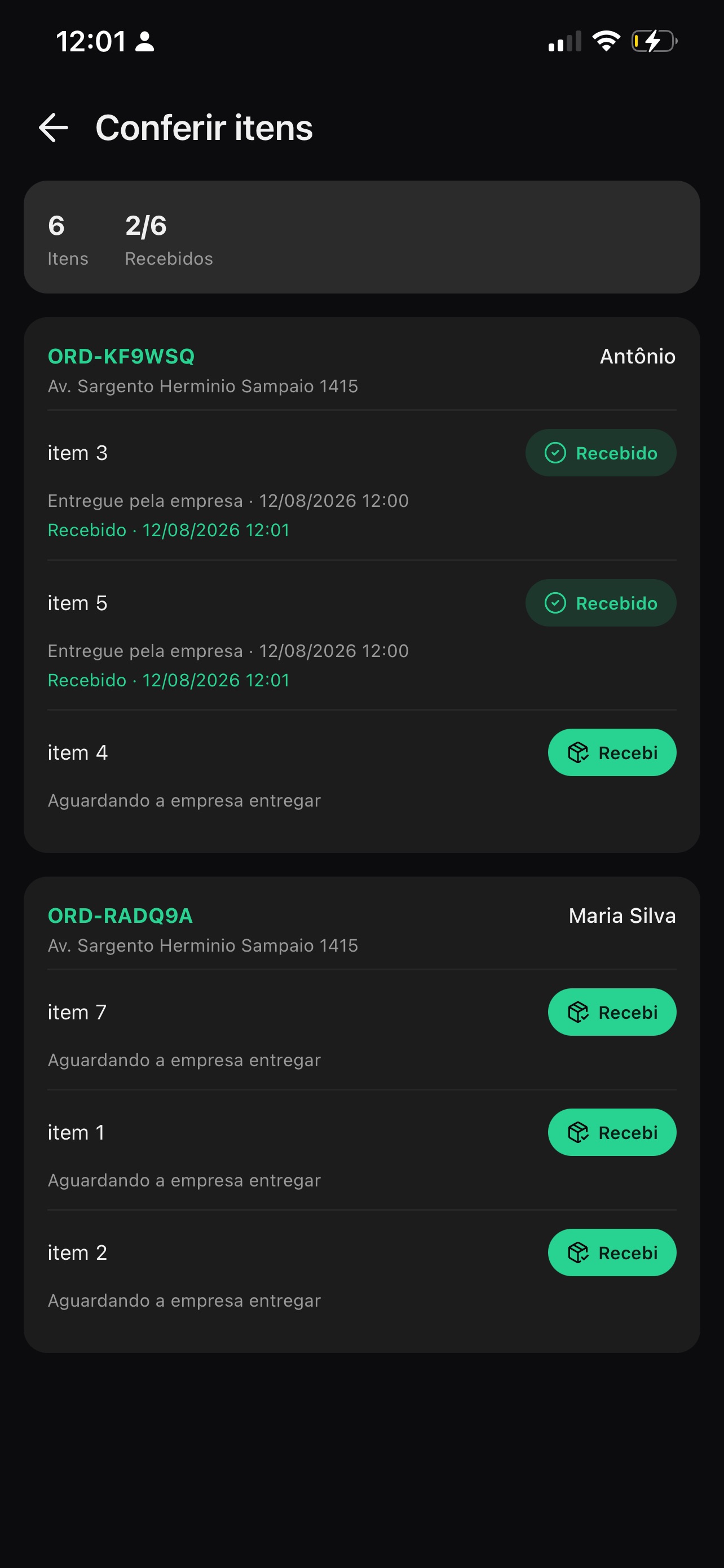 Screenshot 5 of Entrega própria