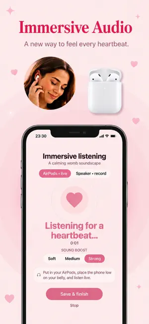 Baby Heartbeat Tracker: Bubbi screenshot 4