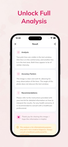 Pregnancy Test Checker + iPhone screenshot