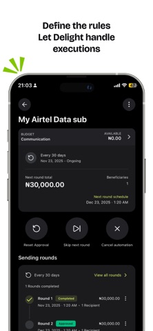 Delight: Plan, spend and grow screenshot
