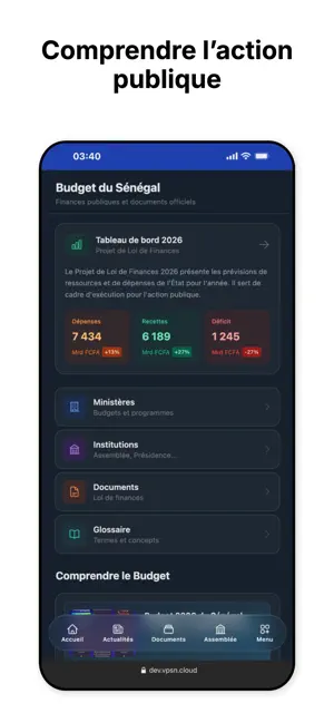 Vie Publique Sénégal screenshot 3