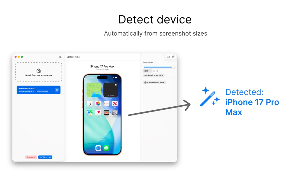 #4. ScreenFrame - Mockup generator (macOS) Por: Dmytro Ostapchenko