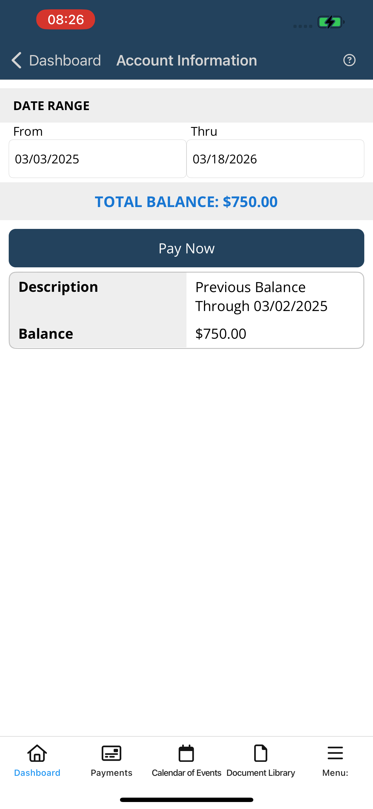 Choice CAM Homeowner Board App