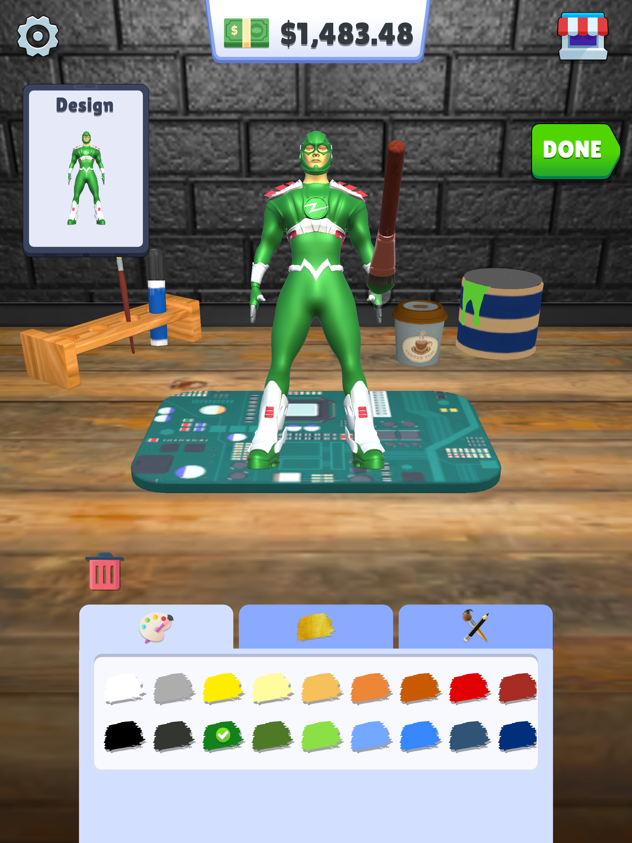 Superhero Art - Coloring Games screenshot 8