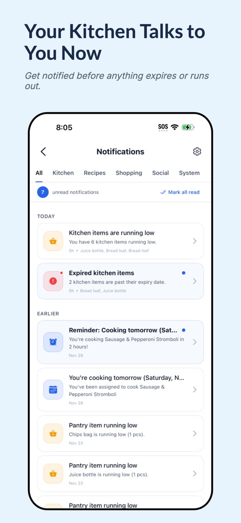 KitchenSync - Grocery & Pantry - App de Comida y bebida | MWM
