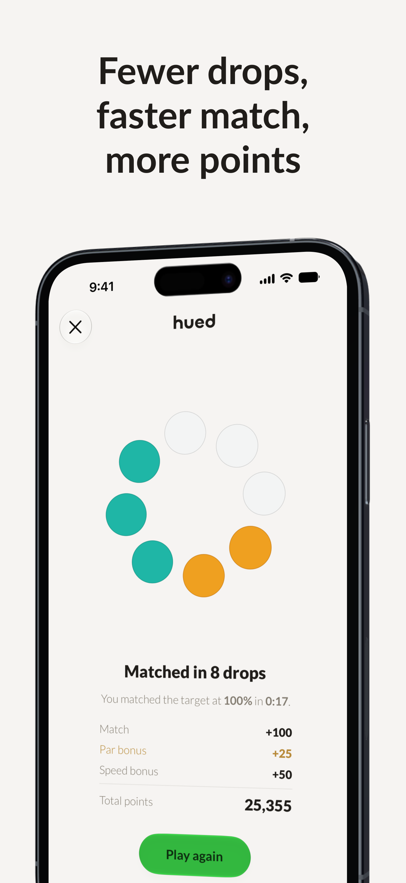 hued: color mixing puzzle screenshot 3