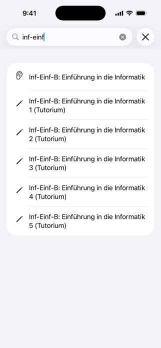 Stundenplan Uni Bamberg Screenshot 3 of 7