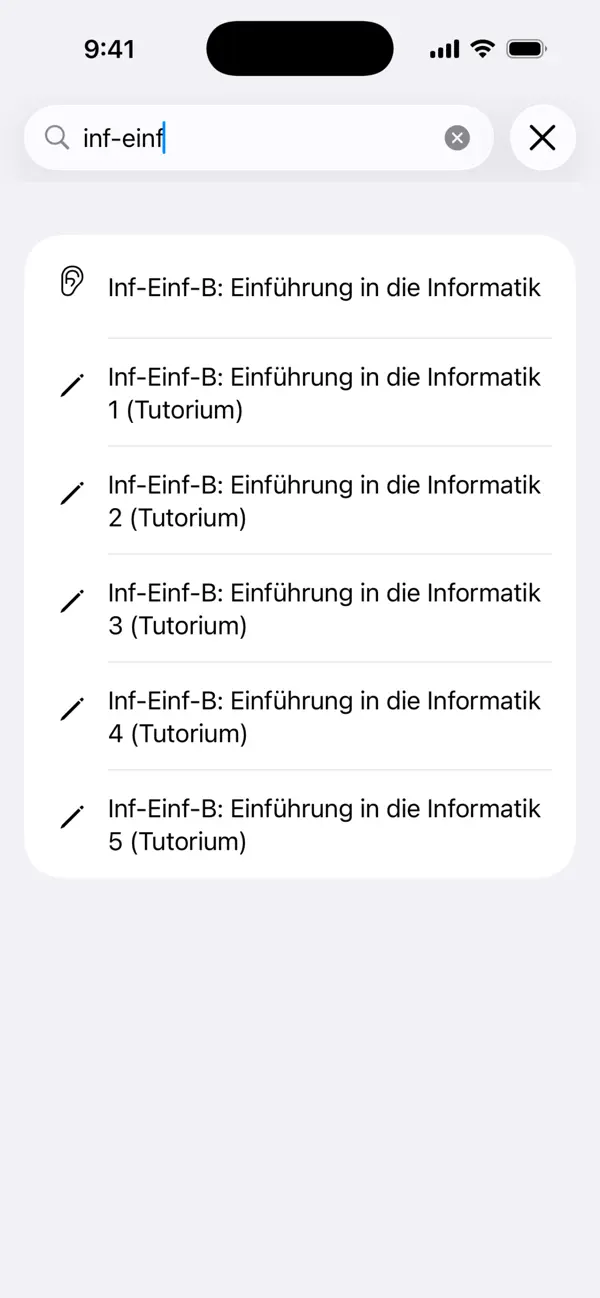 Screenshot #3 pour Stundenplan Uni Bamberg