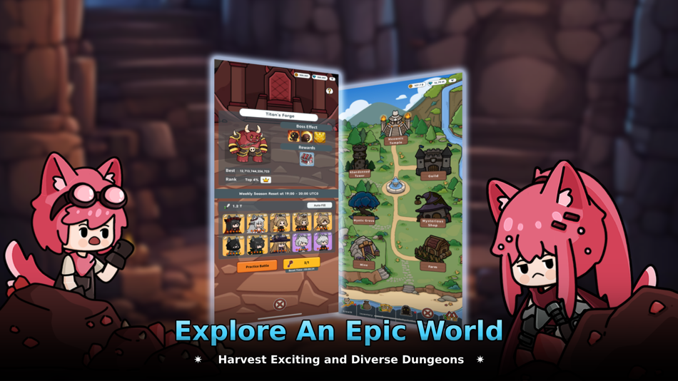 #3. Cat Legends : Idle RPG Game (iOS) 由: Dreams Studio