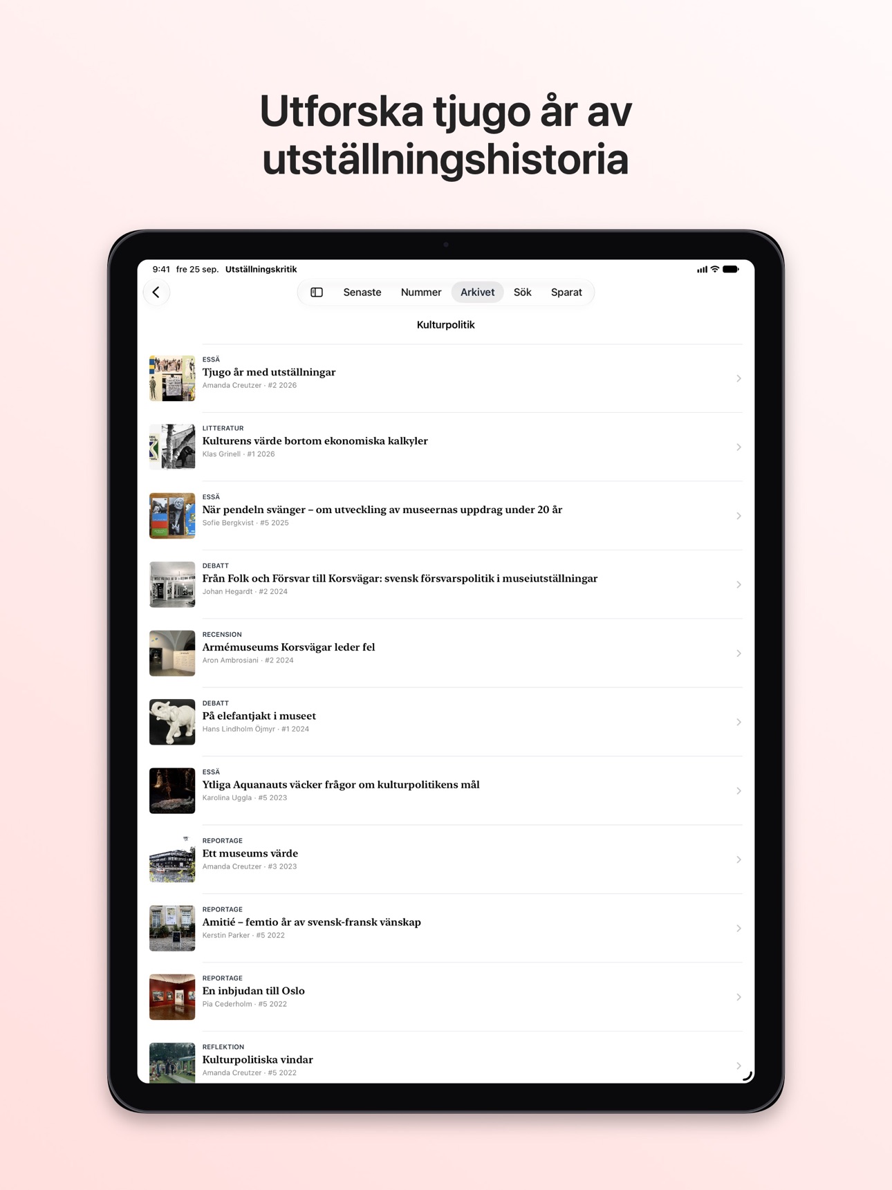 Screenshot 6 of Utställningskritik