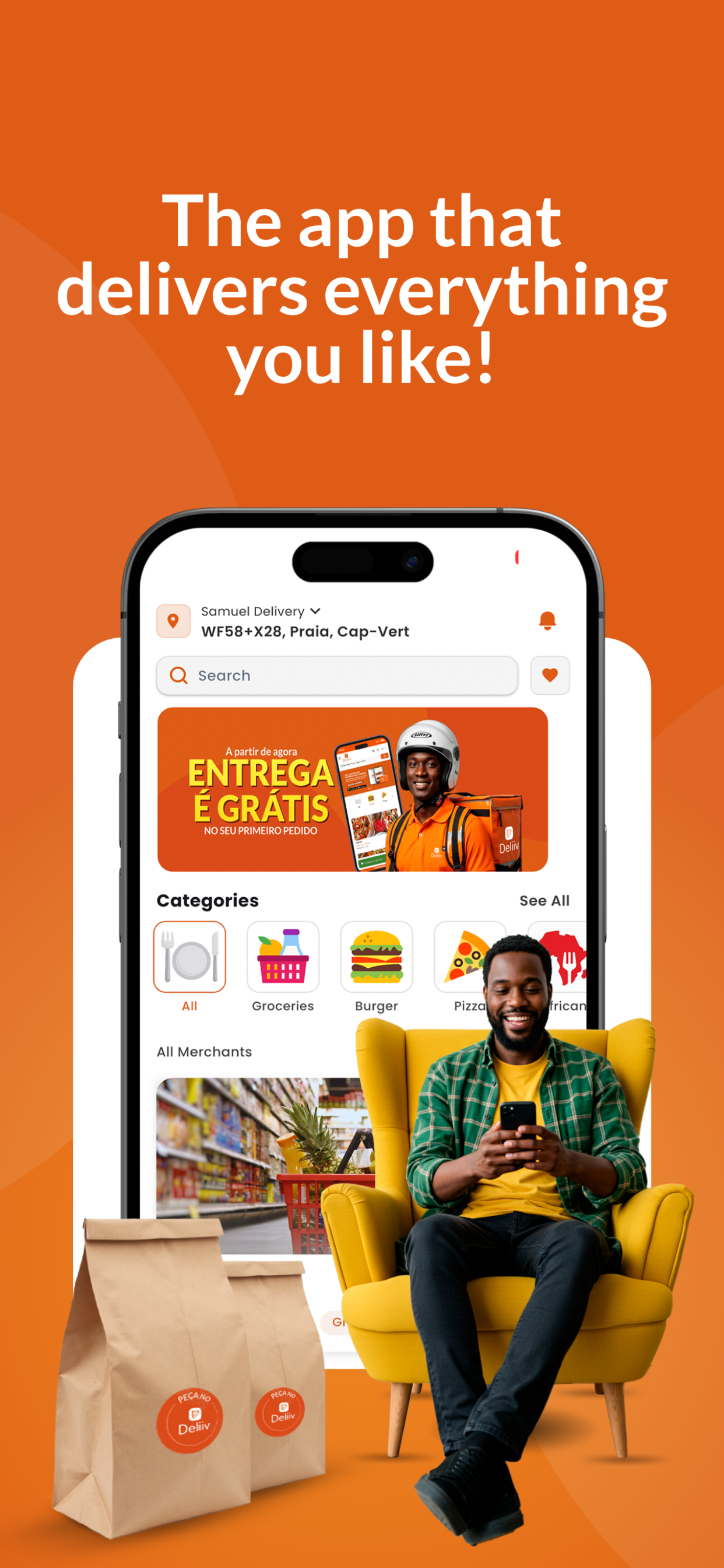 Deliiv: Food delivery