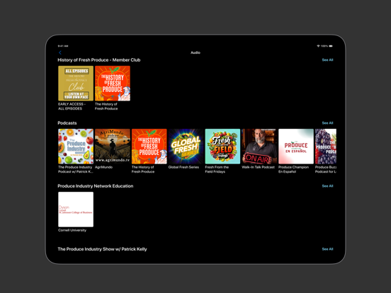The Produce Industry iPad screenshot 3 - Business app