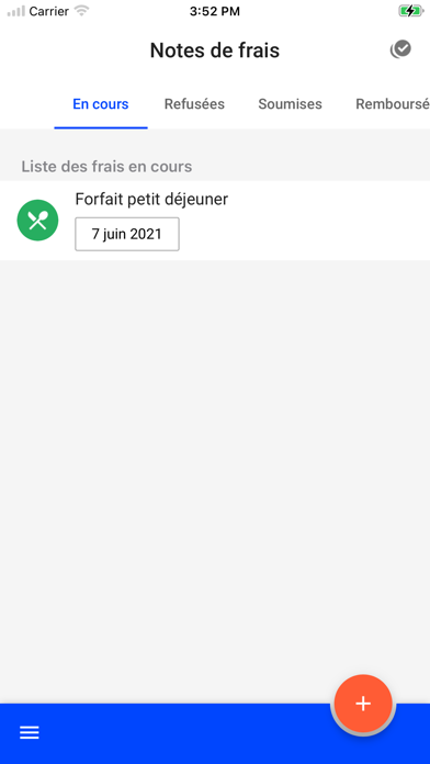 Screenshot #1 pour Cegid Notes de frais