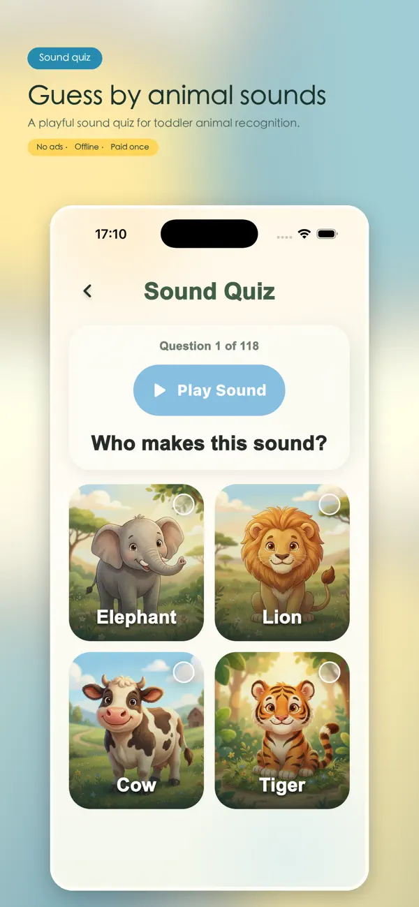Screenshot #2 pour Little Zoo Sounds