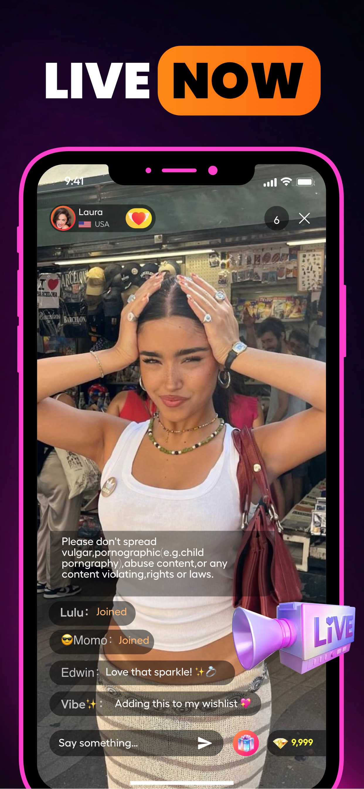 Melvi: Go Live Now screenshot 2