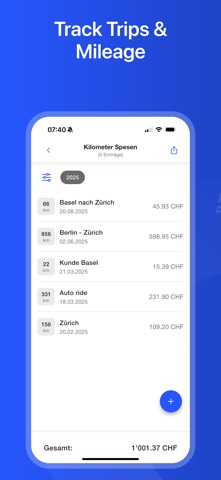 Spesen App Screenshot 7 of 9
