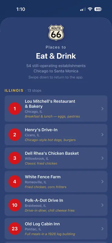 Route 66 Centennial Guide screenshot 10 of 10