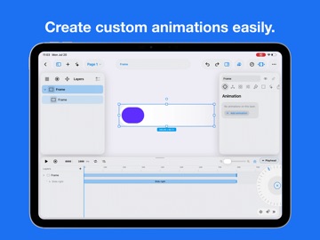 Aether - UI Design for iPad iPad screenshot