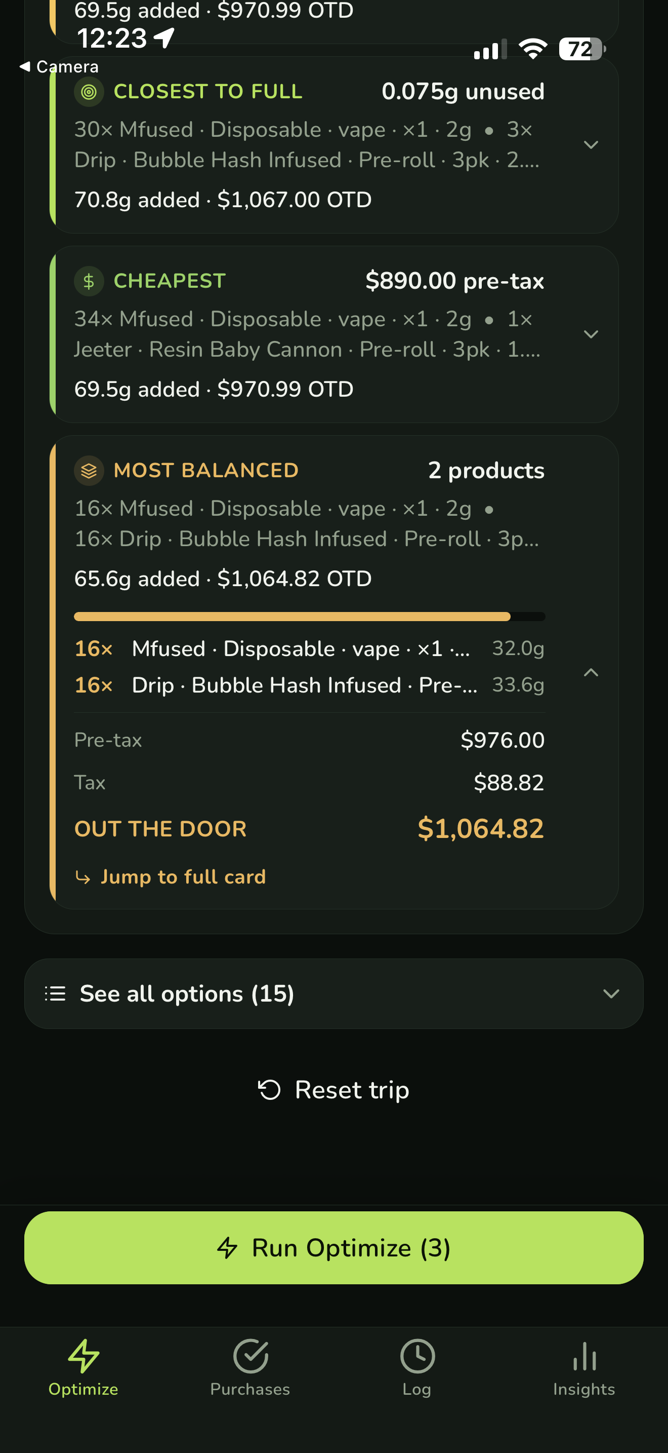 Allotment Optimizer screenshot 5