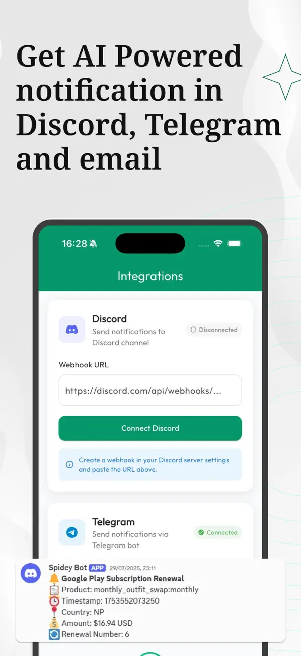 #2. Webhookify - Ai Notifications (iOS) Ved: Bibek Acharya