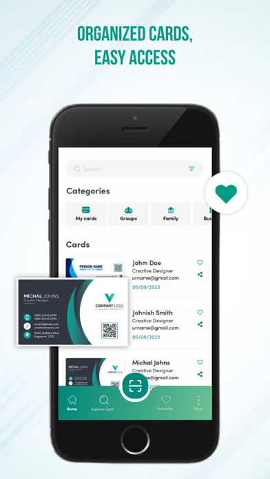 Biz Card Scanner - Scan Cards Screenshot