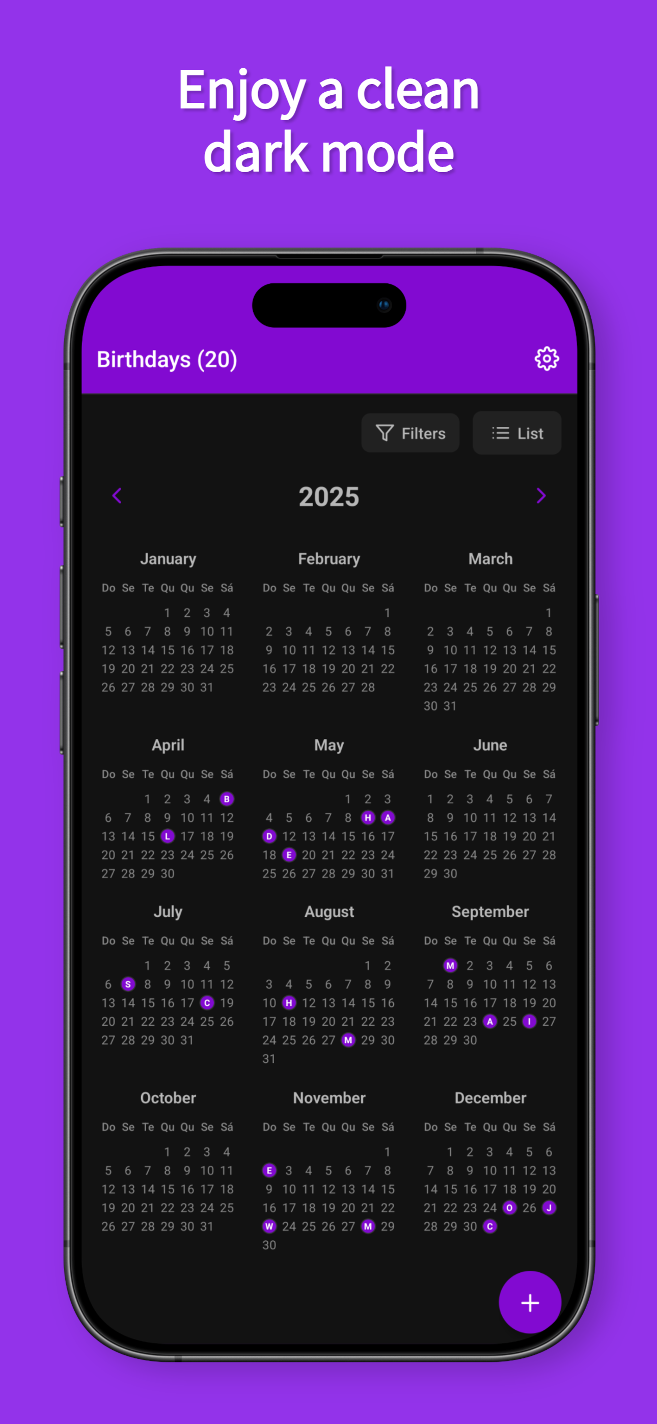 Birthday Reminder - Birthyno screenshot 8