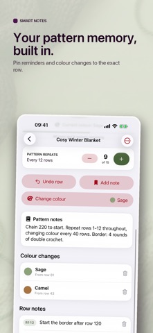 RowGlow: Knitting Row Counter Screenshot 3 of 6