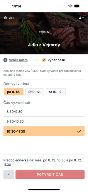 Jídlo z Vejmrdy screenshot 2