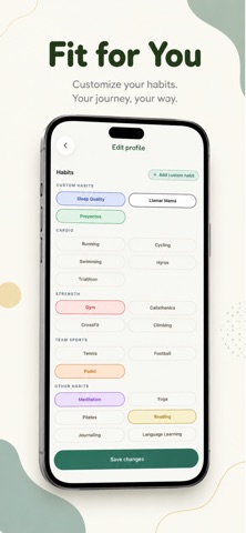 Habit-Us iPhone screenshot