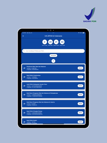 BPOM Mobile iPad screenshot 3